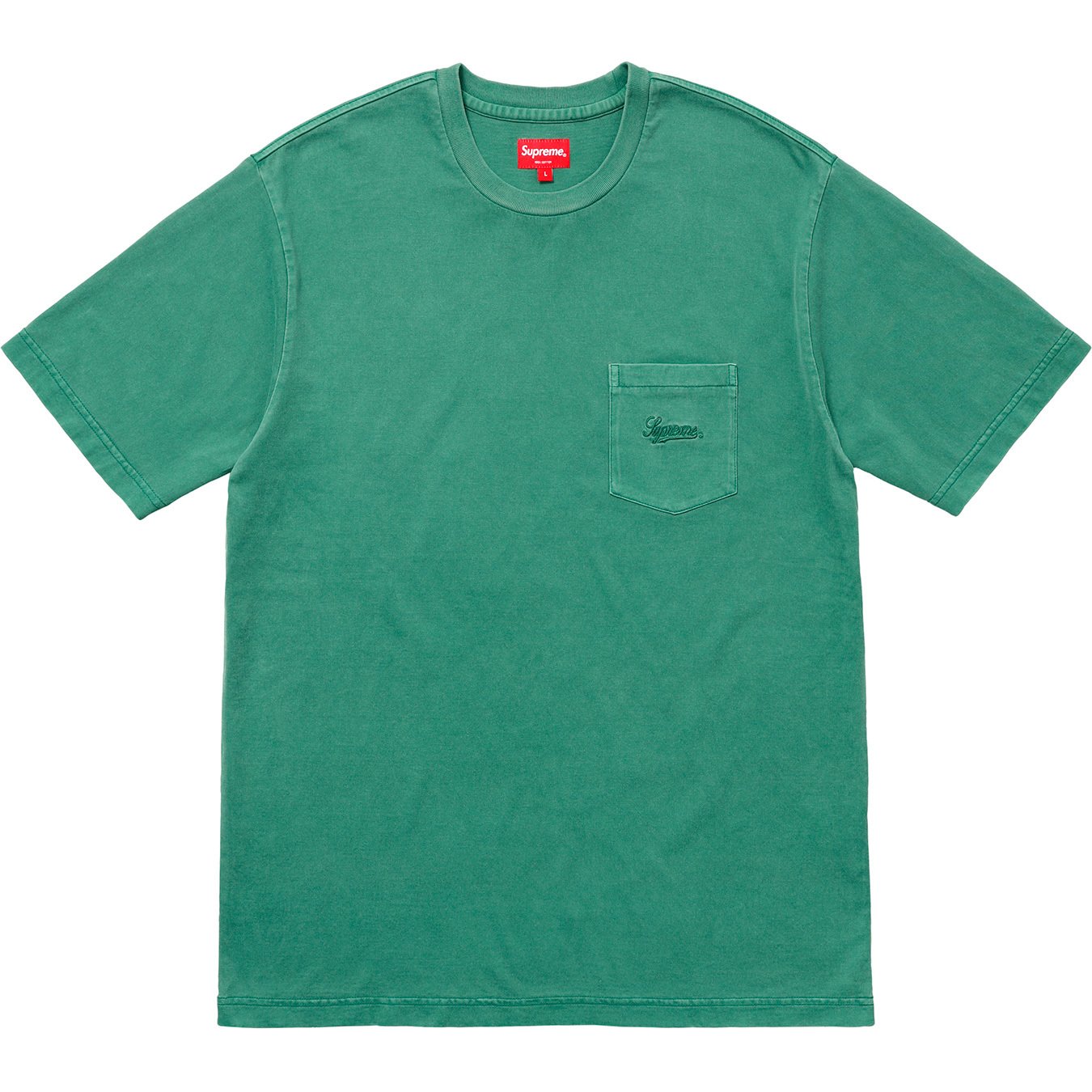 Overdyed Pocket Tee - spring summer 2018 - Supreme