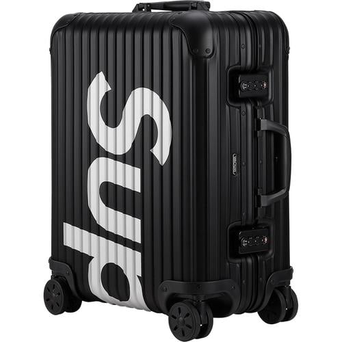 Details on Supreme RIMOWA Topas Multiwheel 45L None from spring summer
                                                    2018 (Price is $1600)