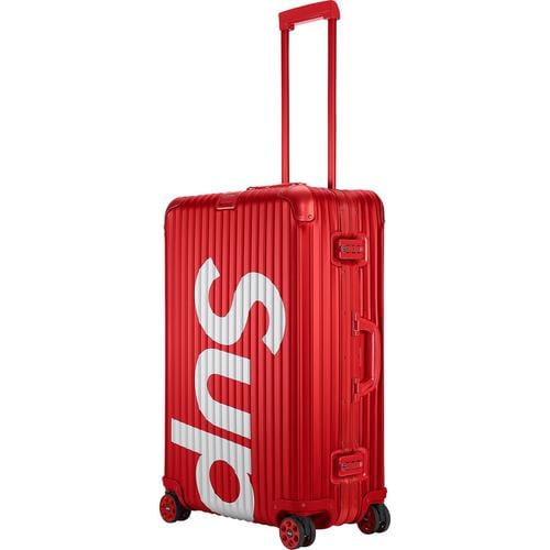 Details on Supreme RIMOWA Topas Multiwheel 82L None from spring summer 2018 (Price is $1800)