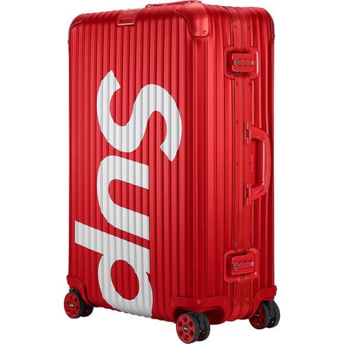 Details on Supreme RIMOWA Topas Multiwheel 82L None from spring summer
                                                    2018 (Price is $1800)