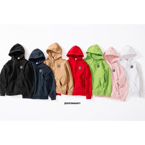 Details on Supreme LACOSTE Hooded Sweatshirt  from spring summer 2018 (Price is $148)