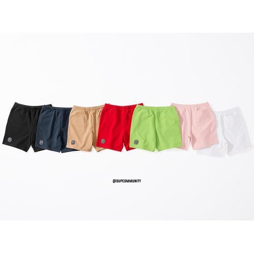 Details on Supreme LACOSTE Sweatshort from spring summer 2018 (Price is $128)