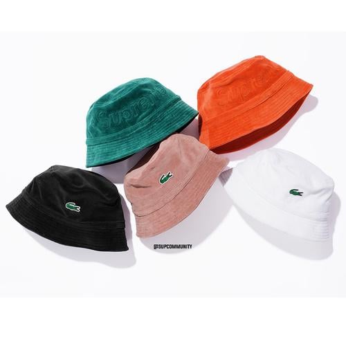 Supreme Supreme LACOSTE Velour Crusher releasing on Week 9 for spring summer 2018