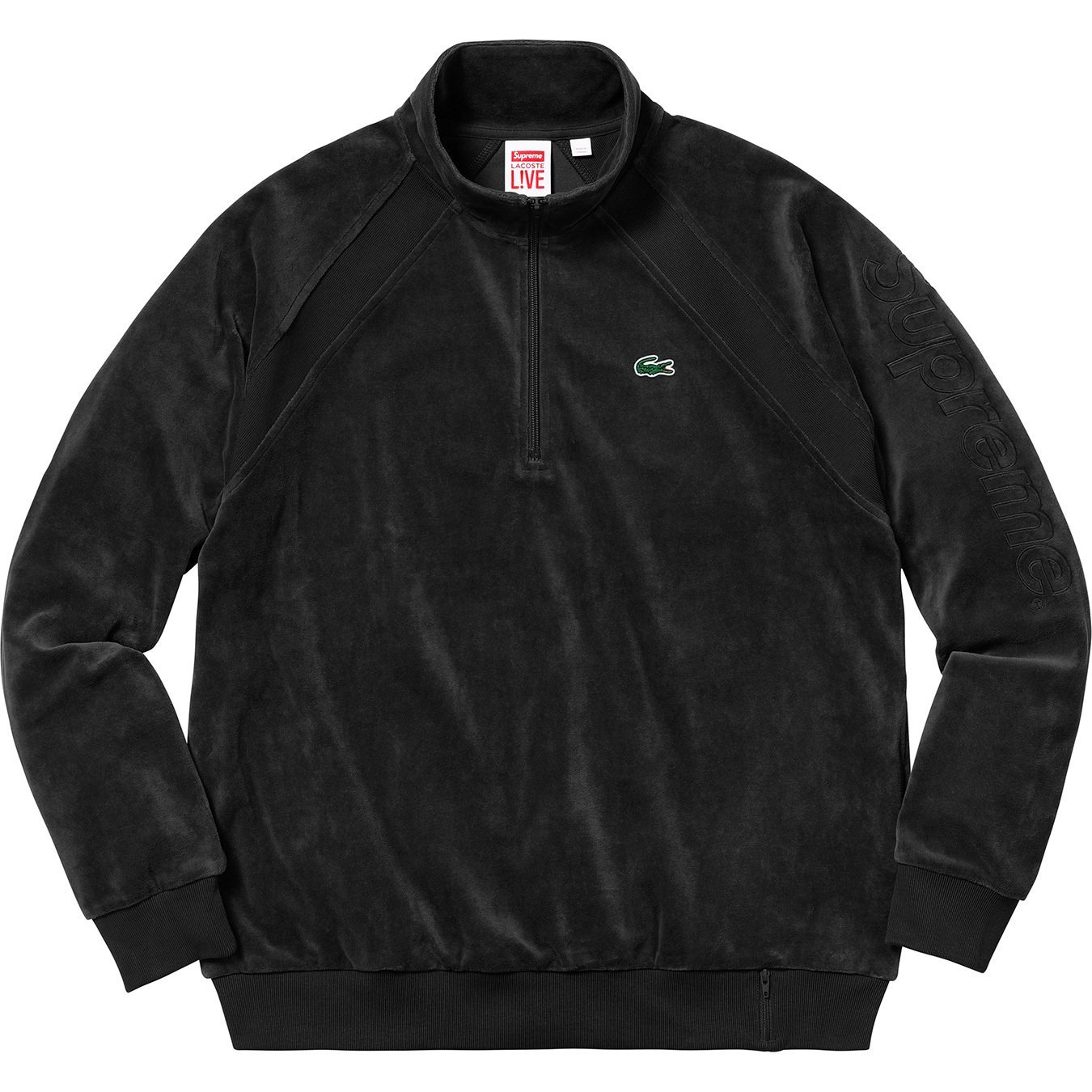 supreme lacoste velour