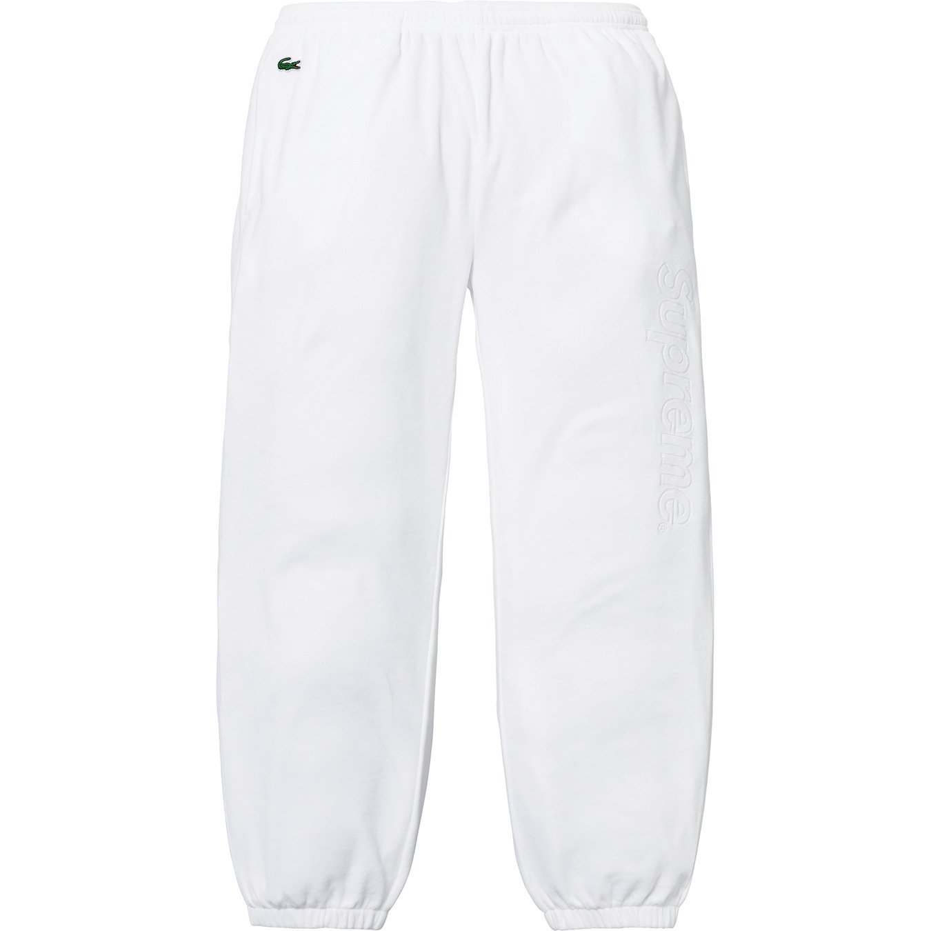 uudgrundelig Pearly stamtavle LACOSTE Velour Track Pant - spring summer 2018 - Supreme