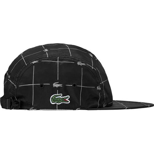 Details on Supreme LACOSTE Reflective Grid Nylon Camp Cap None from spring summer
                                                    2018 (Price is $58)