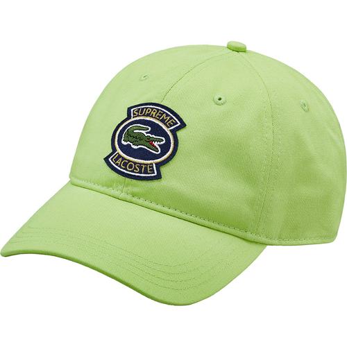 Details on Supreme LACOSTE Twill 6-Panel None from spring summer 2018 (Price is $58)