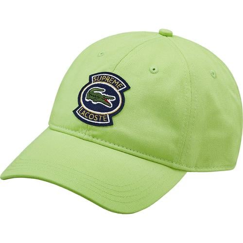 Details on Supreme LACOSTE Twill 6-Panel None from spring summer
                                                    2018 (Price is $58)