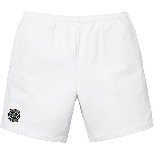 Details on Supreme LACOSTE Sweatshort None from spring summer 2018 (Price is $128)