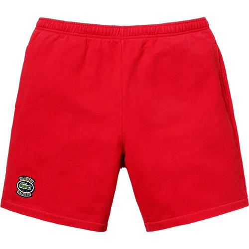 Details on Supreme LACOSTE Sweatshort None from spring summer 2018 (Price is $128)