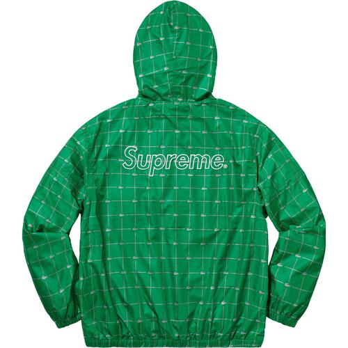 Details on Supreme LACOSTE Reflective Grid Nylon Anorak None from spring summer
                                                    2018 (Price is $208)