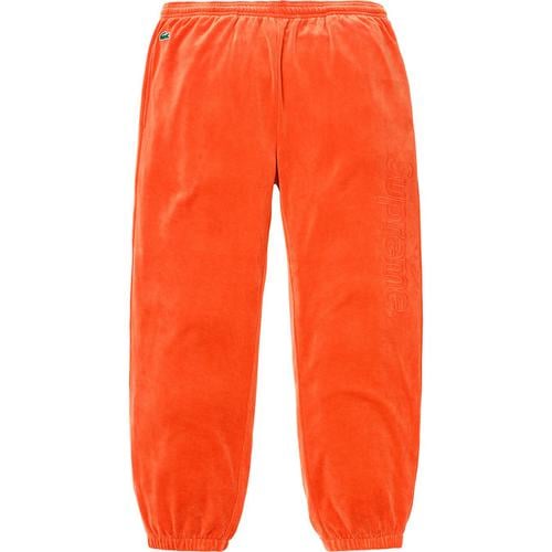 Supreme Supreme LACOSTE Velour Track Pant (SS18) - $148