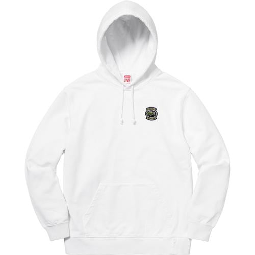 Details on Supreme LACOSTE Hooded Sweatshirt None from spring summer
                                                    2018 (Price is $148)