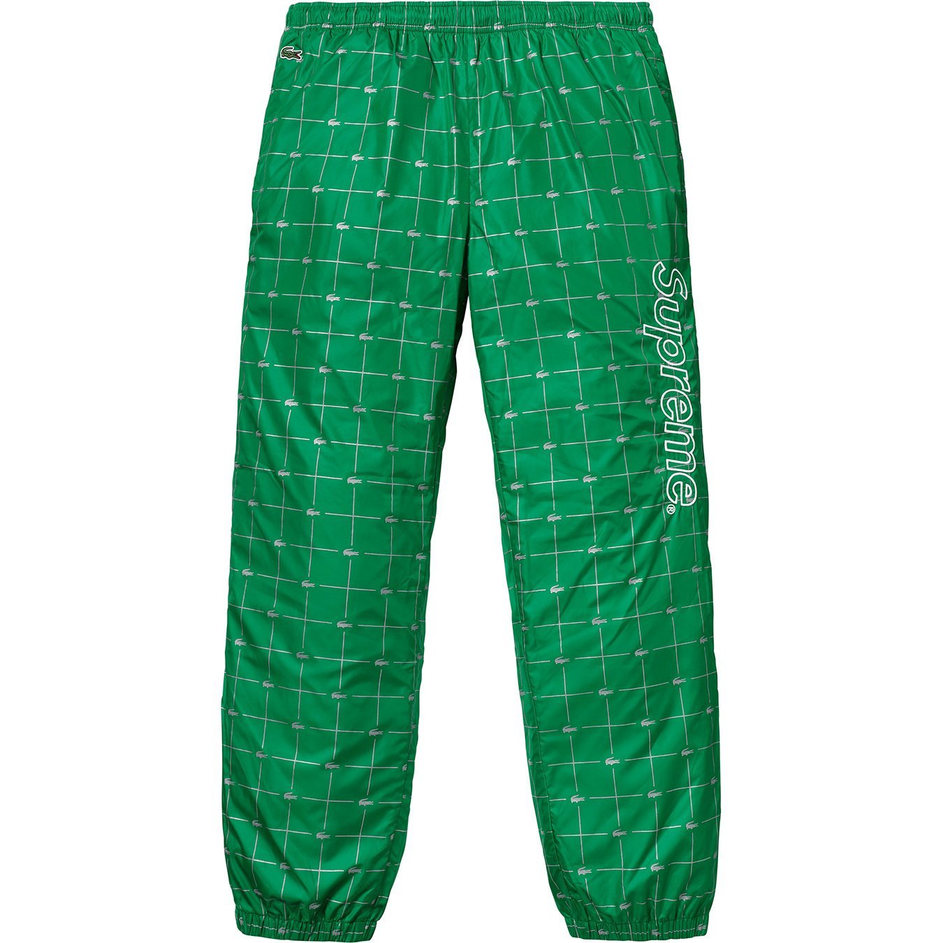 LACOSTE Reflective Grid Nylon Track Pant - spring summer 2018