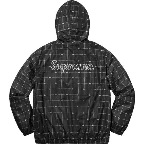 Details on Supreme LACOSTE Reflective Grid Nylon Anorak None from spring summer
                                                    2018 (Price is $208)