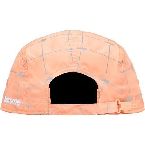 Details on Supreme LACOSTE Reflective Grid Nylon Camp Cap None from spring summer
                                                    2018 (Price is $58)