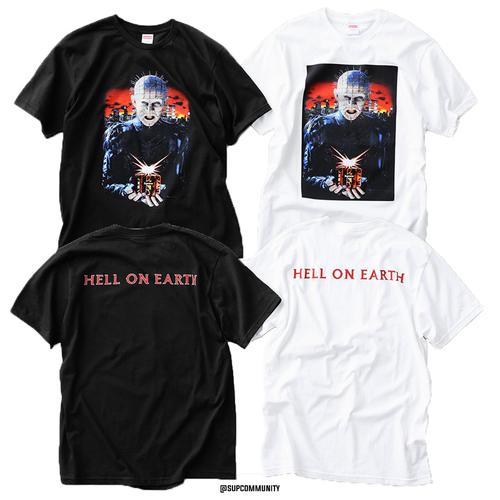 Details on Supreme Hellraiser Hell on Earth Tee from spring summer
                                            2018 (Price is $44)