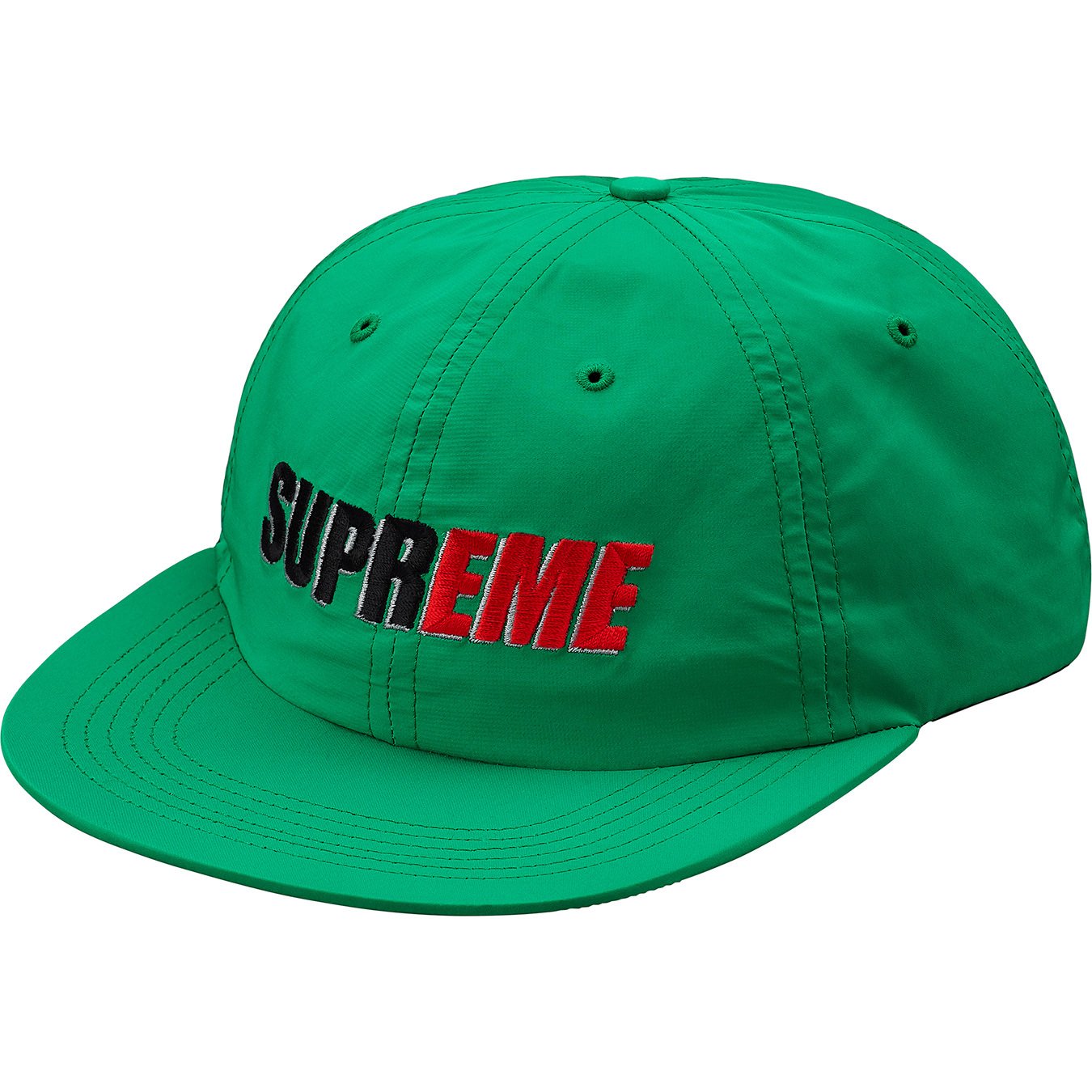 Supreme 2-Tone Nylon 6-Panel Black SS18 | eBay