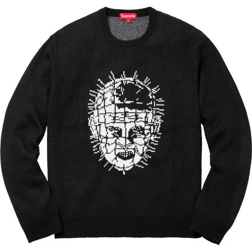 Details on Supreme Hellraiser Sweater from spring summer
                                            2018 (Price is $178)