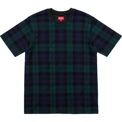 Details on Jacquard Tartan Plaid Pocket Tee None from spring summer
                                                    2018 (Price is $98)