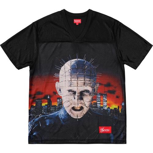 Details on Supreme Hellraiser Football Jersey None from spring summer
                                                    2018 (Price is $128)