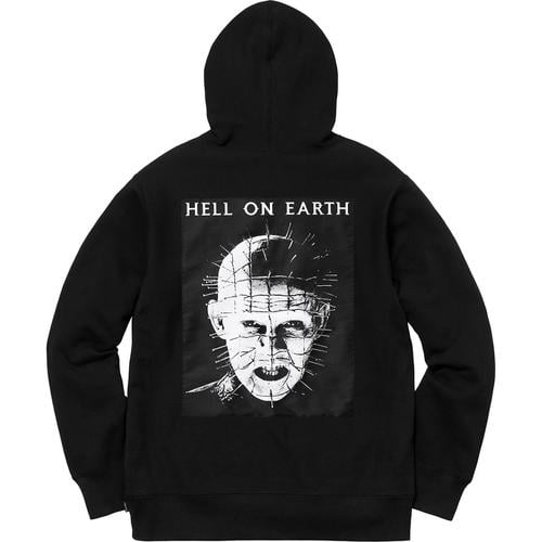 Details on Supreme Hellraiser Pinhead Zip Up Hooded Sweatshirt from spring summer
                                            2018 (Price is $178)