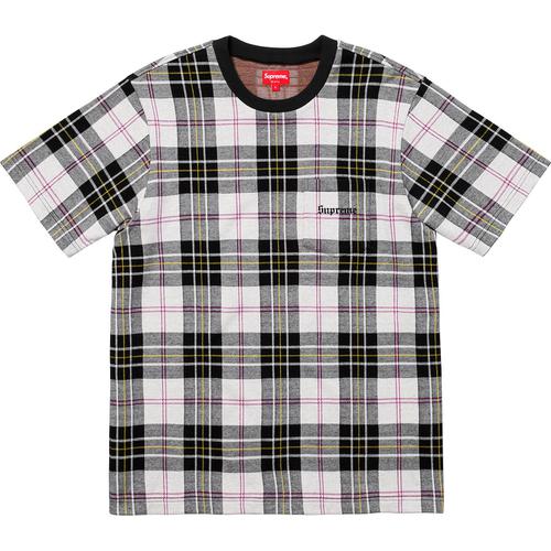 Details on Jacquard Tartan Plaid Pocket Tee None from spring summer
                                                    2018 (Price is $98)