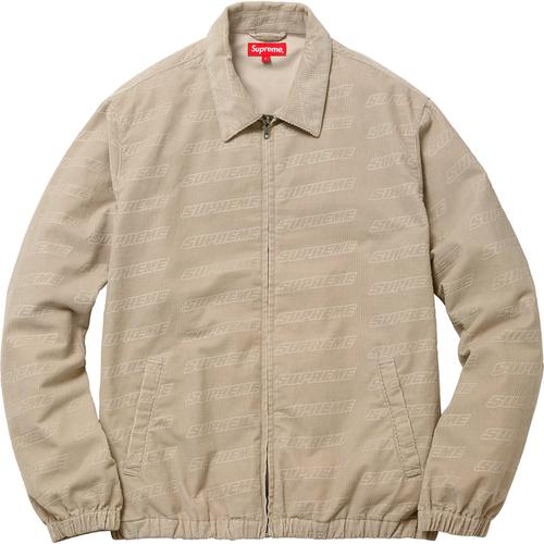 Details on Debossed Logo Corduroy Jacket None from spring summer
                                                    2018 (Price is $238)