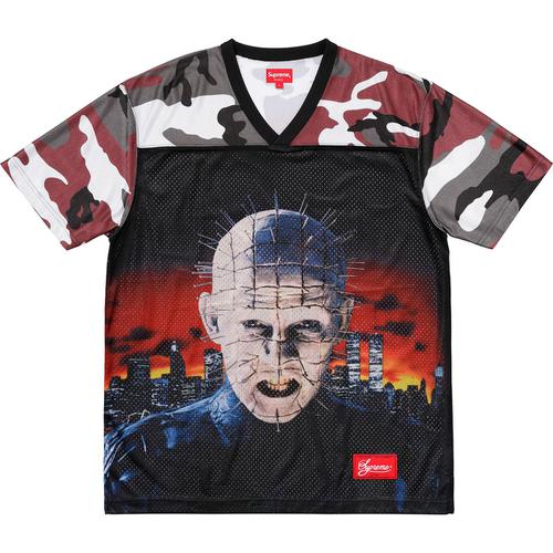 Details on Supreme Hellraiser Football Jersey None from spring summer
                                                    2018 (Price is $128)