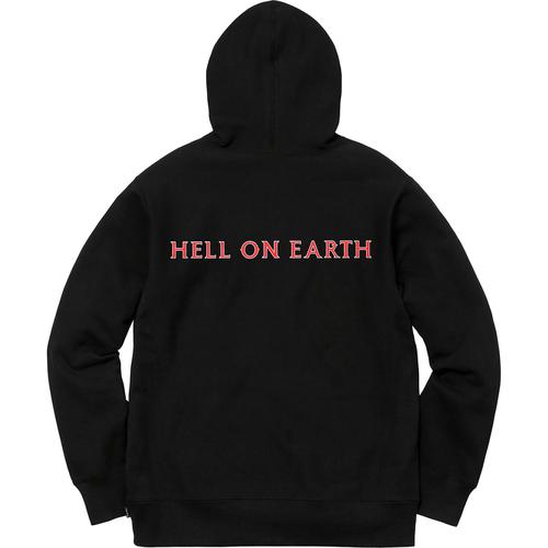 Details on Supreme Hellraiser Hell on Earth Hooded Sweatshirt None from spring summer 2018 (Price is $168)