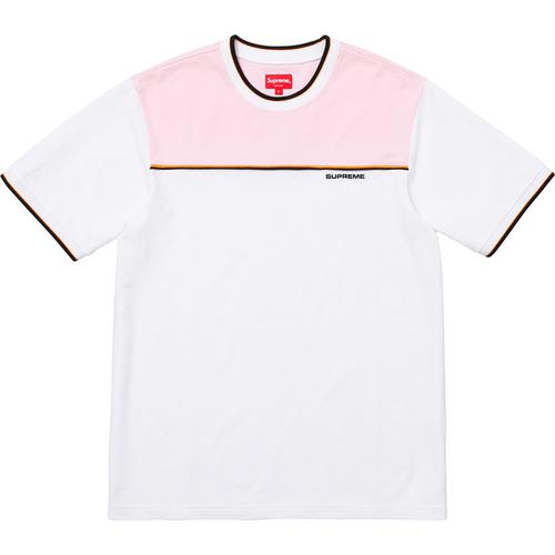 Supreme Contrast Yoke Pique Top (SS18) - $88