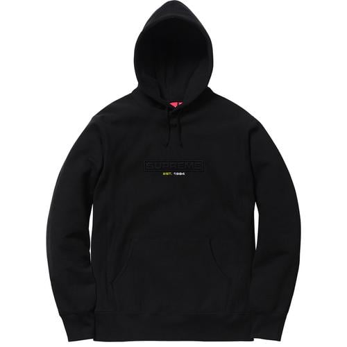 Supreme Embossed Logo Hooded Sweatshirt (SS18) - $158
