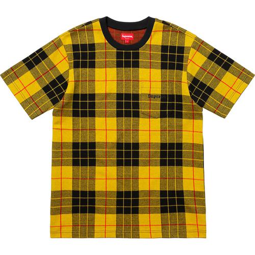 Details on Jacquard Tartan Plaid Pocket Tee None from spring summer
                                                    2018 (Price is $98)