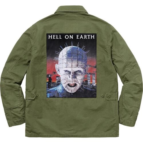 Details on Supreme Hellraiser BDU Shirt None from spring summer
                                                    2018 (Price is $228)