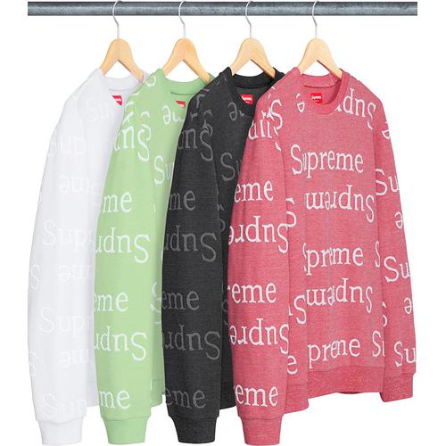 Details on Jacquard Logo Crewneck from spring summer 2018 (Price is $118)