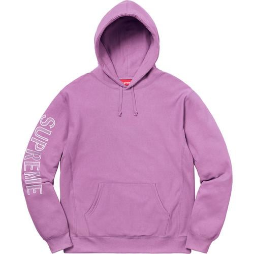 Sleeve Embroidery Hooded Sweatshirt - spring summer 2018 - Supreme