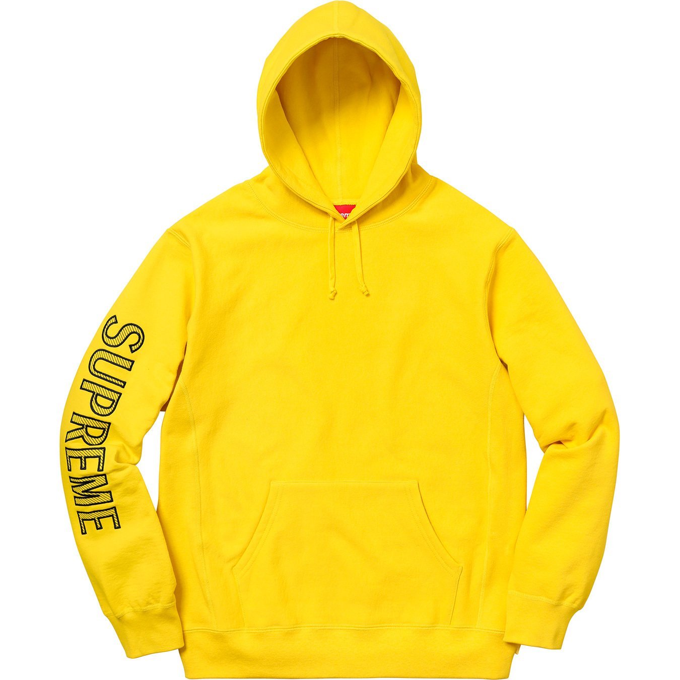 Sleeve Embroidery Hooded Sweatshirt - spring summer 2018 - Supreme