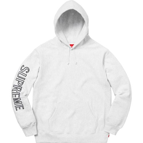 Sleeve Embroidery Hooded Sweatshirt - spring summer 2018 - Supreme