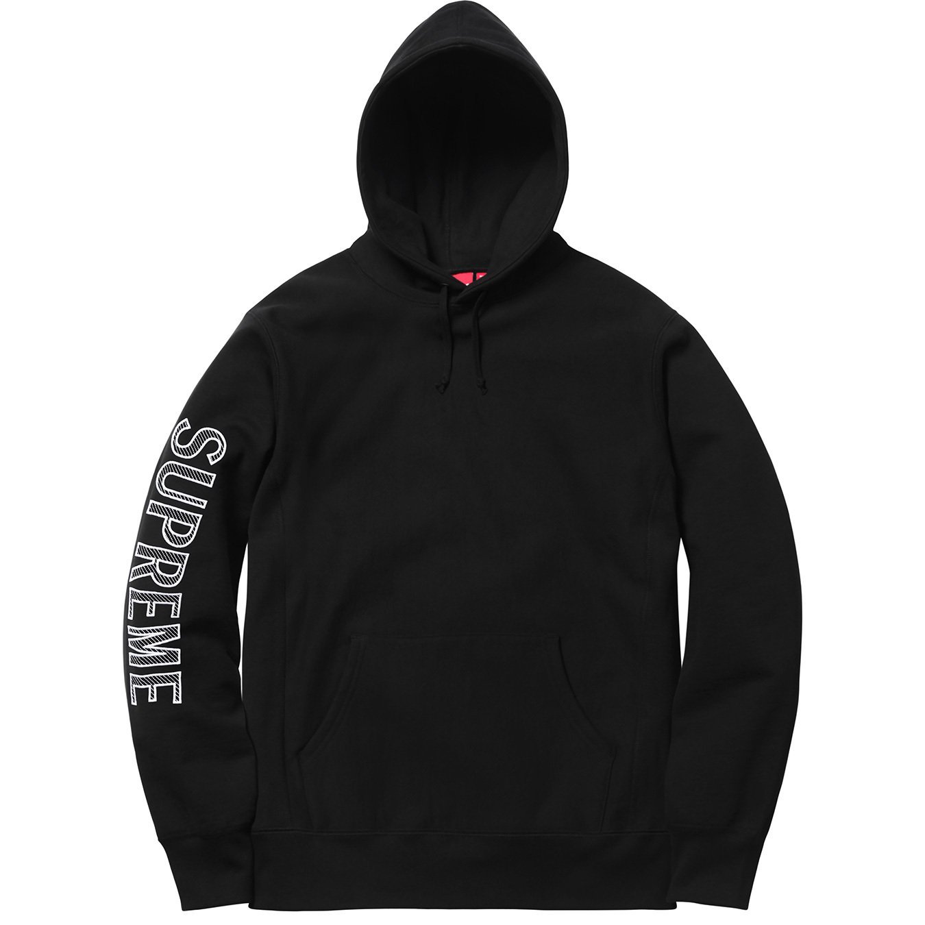 Sleeve Embroidery Hooded Sweatshirt - spring summer 2018 - Supreme