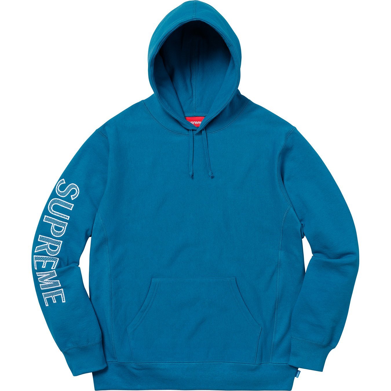 Sleeve Embroidery Hooded Sweatshirt - spring summer 2018 - Supreme