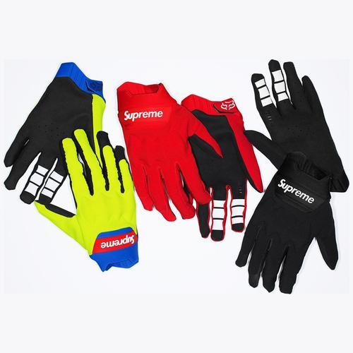 Details on Supreme Fox Racing Bomber LT Gloves  from spring summer 2018 (Price is $78)