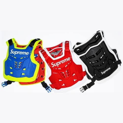 Details on Supreme Fox Racing Proframe Roost Deflector Vest  from spring summer 2018 (Price is $228)