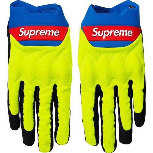 Details on Supreme Fox Racing Bomber LT Gloves None from spring summer 2018 (Price is $78)