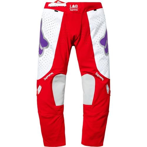 Details on Supreme Fox Racing Moto Pant None from spring summer
                                                    2018 (Price is $198)