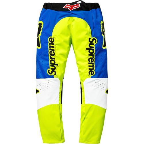 Details on Supreme Fox Racing Moto Pant None from spring summer
                                                    2018 (Price is $198)