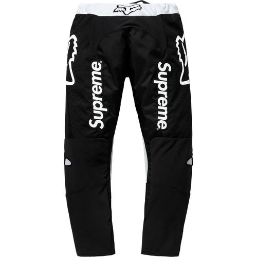 Details on Supreme Fox Racing Moto Pant None from spring summer
                                                    2018 (Price is $198)