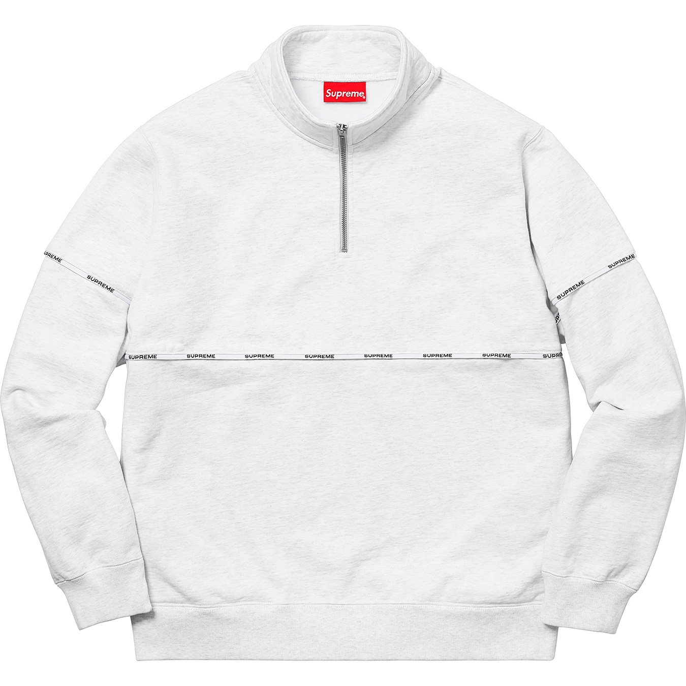 注目商品 supreme Sweatshirt Zip Half Piping Logo スウェット 