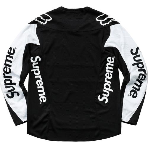 Details on Supreme Fox Racing Moto Jersey Top None from spring summer 2018 (Price is $138)