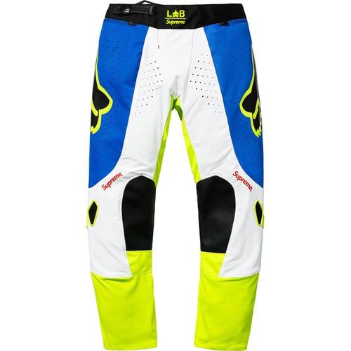 Details on Supreme Fox Racing Moto Pant None from spring summer
                                                    2018 (Price is $198)