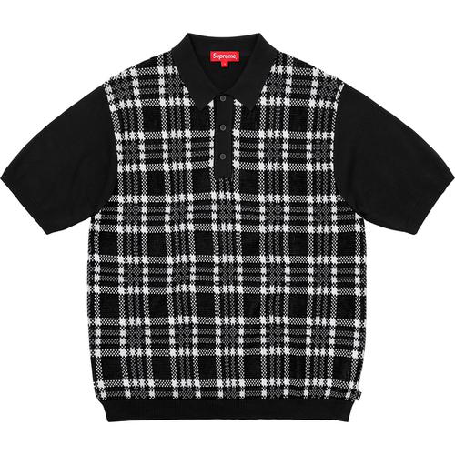 Details on Plaid Knit Polo None from spring summer
                                                    2018 (Price is $138)